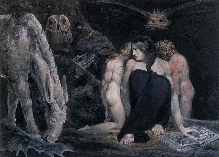 William Blake Hecate or the Three Fates oil painting image